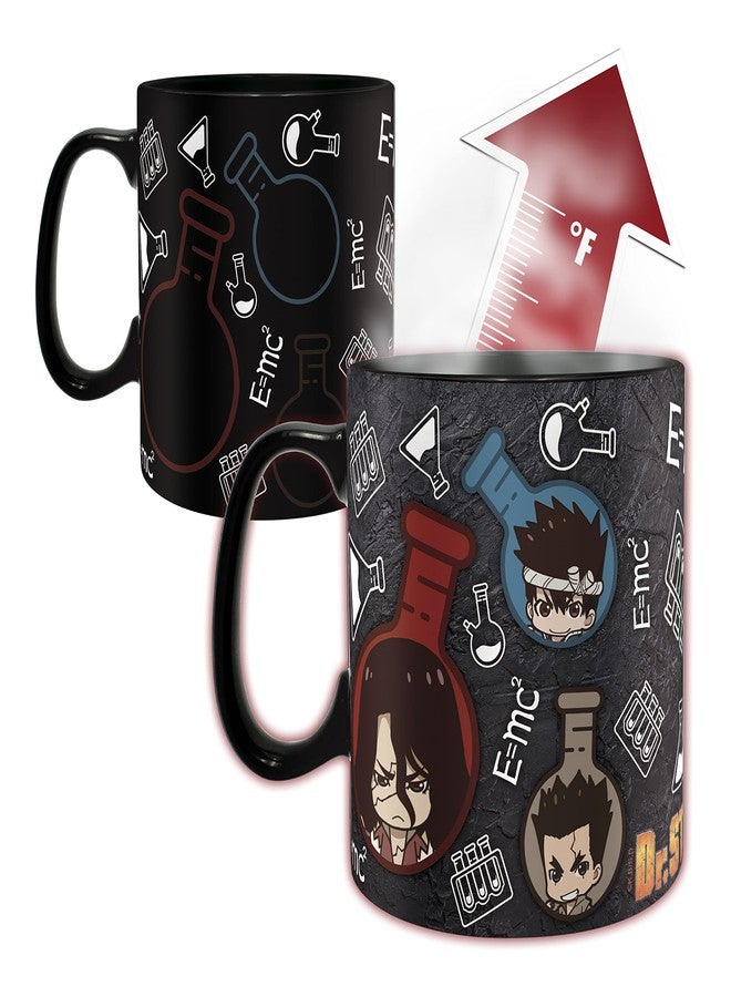 ABYSTYLE Dr. Stone Chibi Formula Heat-Change Ceramic Color Changing Coffee Tea Mug 16 Oz. Hand Wash Only Anime Manga Drinkware Home & Kitchen Essential Gift - Image 2